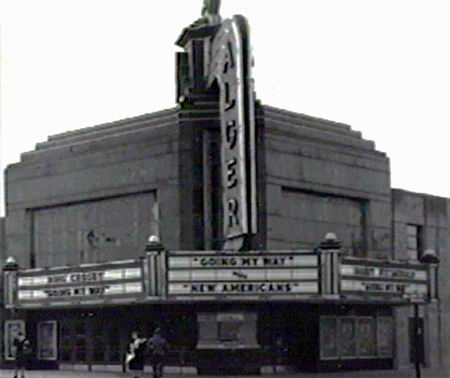 Alger Theatre - Old Shot Of Marquee
